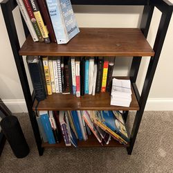 Foldable Black And brown Bookcase 23x36