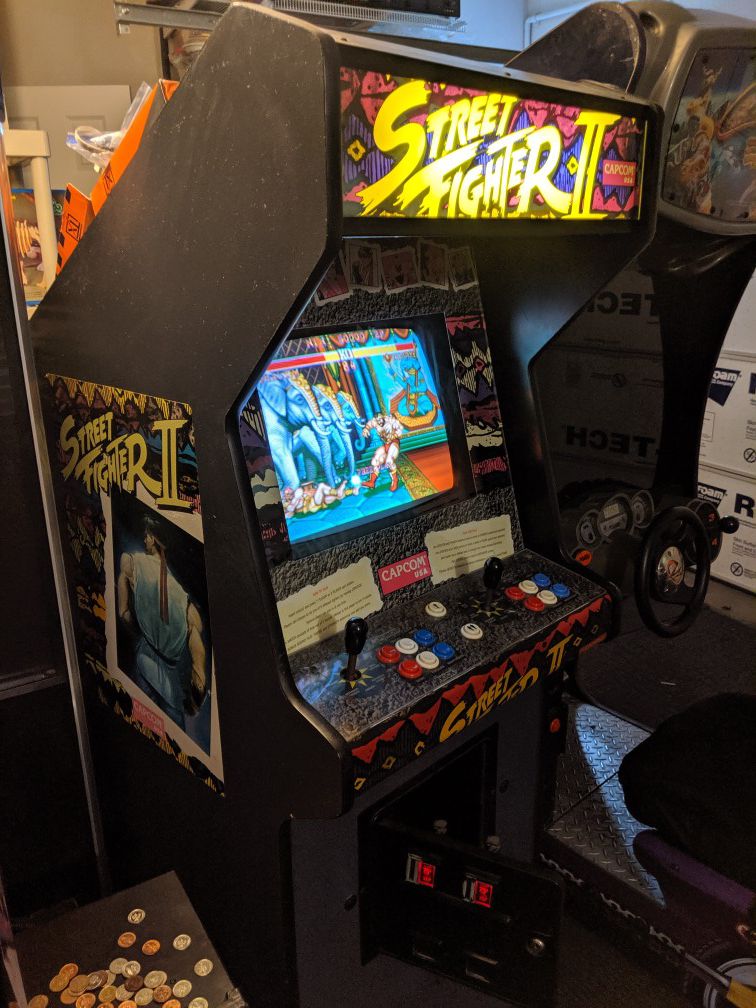 Cash or trade. Full size original Street fighter 2 arcade