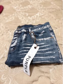 Authentic purple jeans