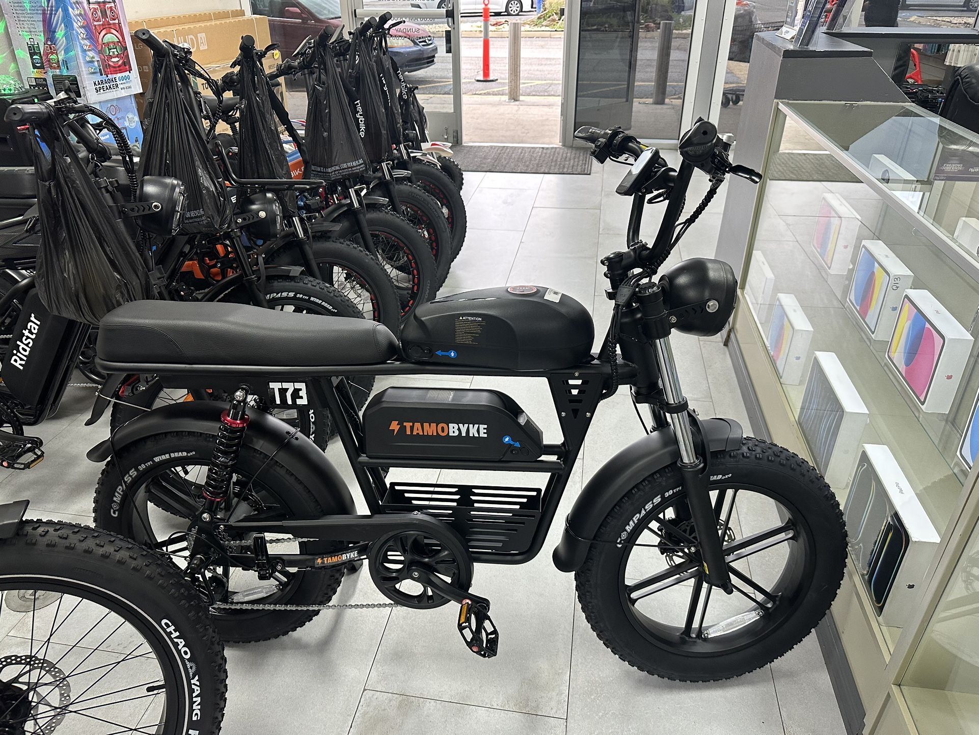 TakoByke T73 Max Electric Bicycle 1,500Watts! Finance For $50 Down Payment!!