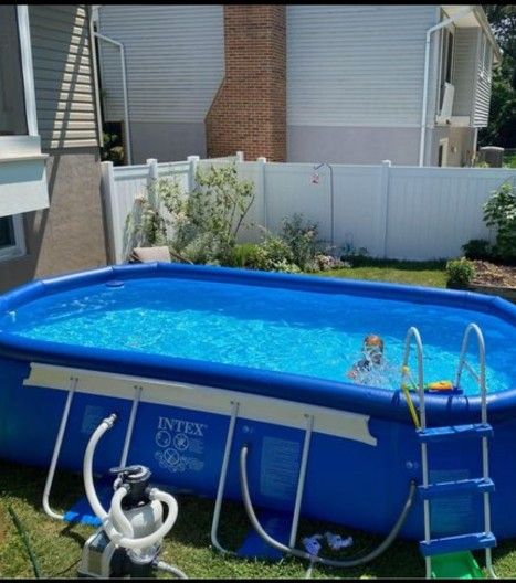 Intex pool and sand filter