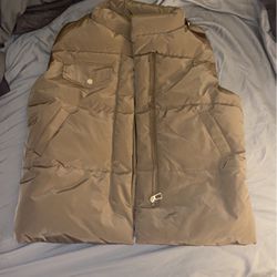 Brown Puffer Vest