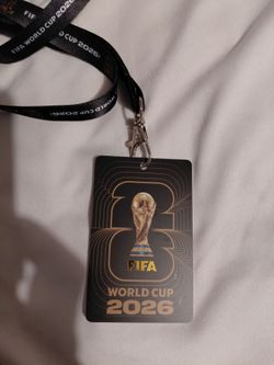 World cup fifa card and lanyard
