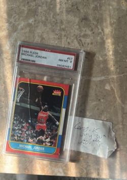 1986 Fleer Michael Jordan #57 PSA 4