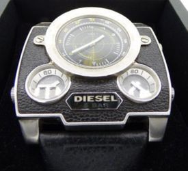 Diesel Only The Brave DZ Triple Time Stainless Steel Men's Analog Watch