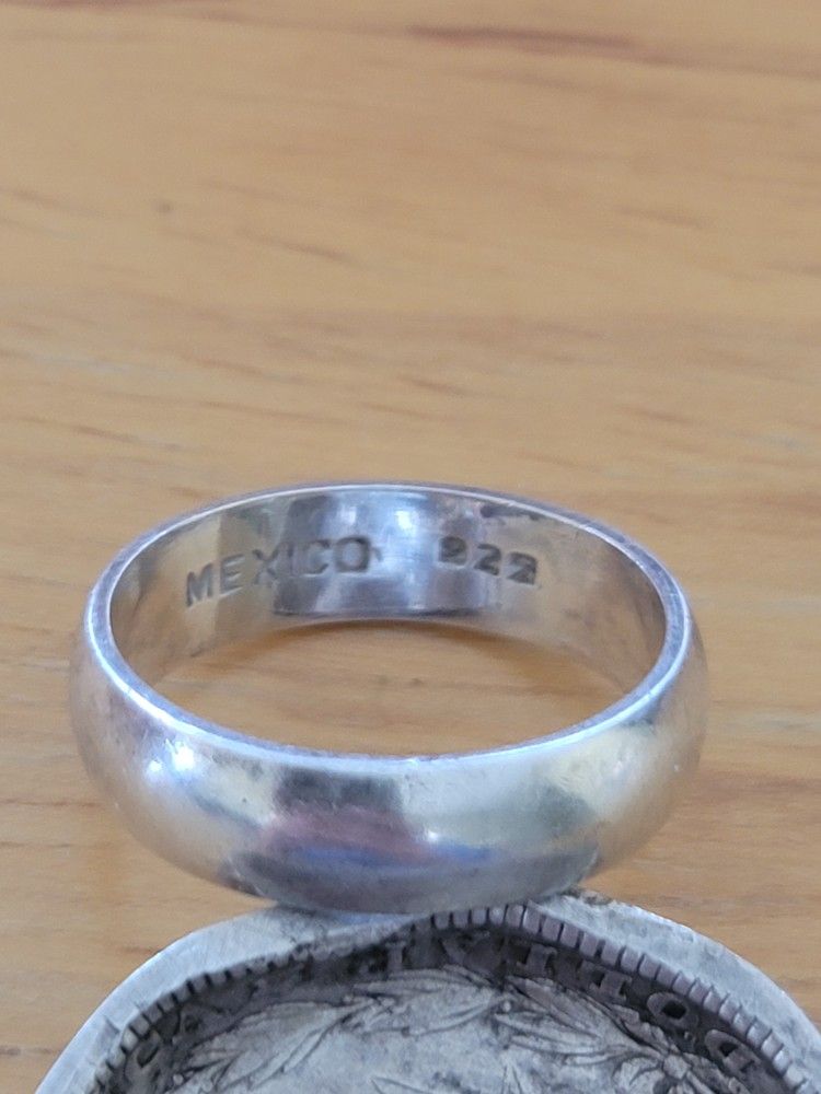 Sterling Silver Wedding Band