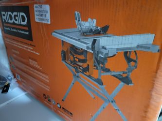 Table Saw With Folding Stand