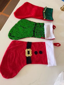Set of 3 Christmas Stockings