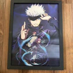 Holographic Jujitsu Kaisen Poster 