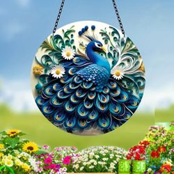 Sun Catcher- Peacock  = Good Luck