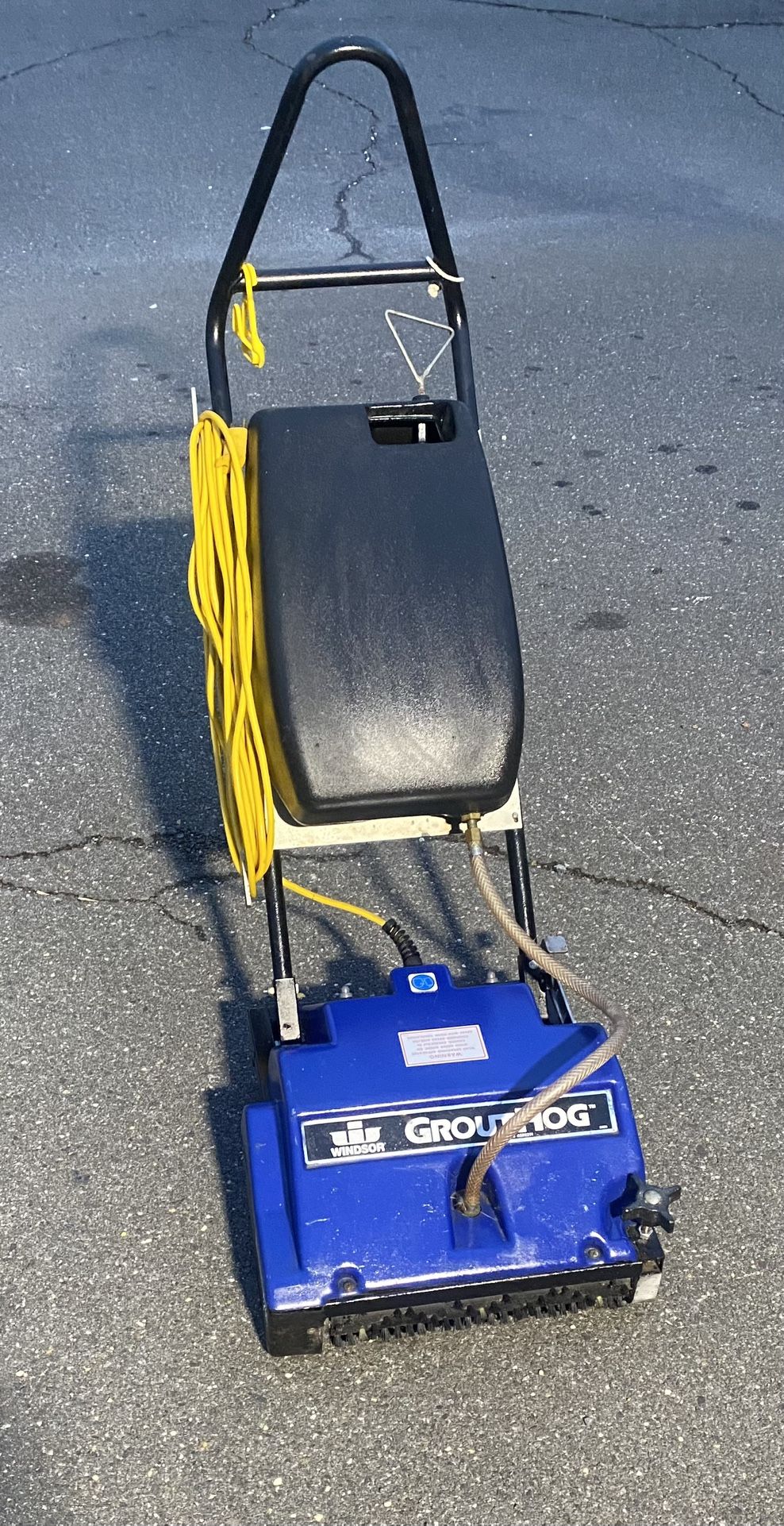 Commercial Tile Grout and Floor Scrubber Windsor GroutHog with Solution Tank