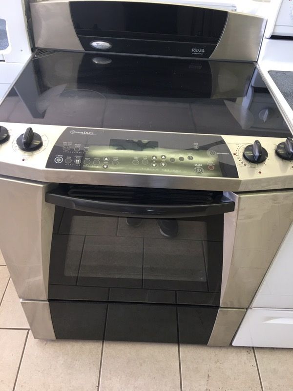 Whirlpool POLARA refrigerating range slide in electric stove