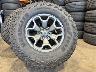 FREE DELIVERY 18" OEM Dodge Ram TRX GUNMETAL GRAY 2024 Wheels Rims GOODYEAR 90% W/ SENSORS
