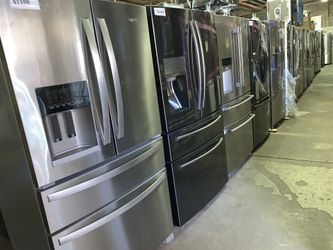 4 doors refrigerators well cleaned working perfectly with 4 months warranty from $950 and up
