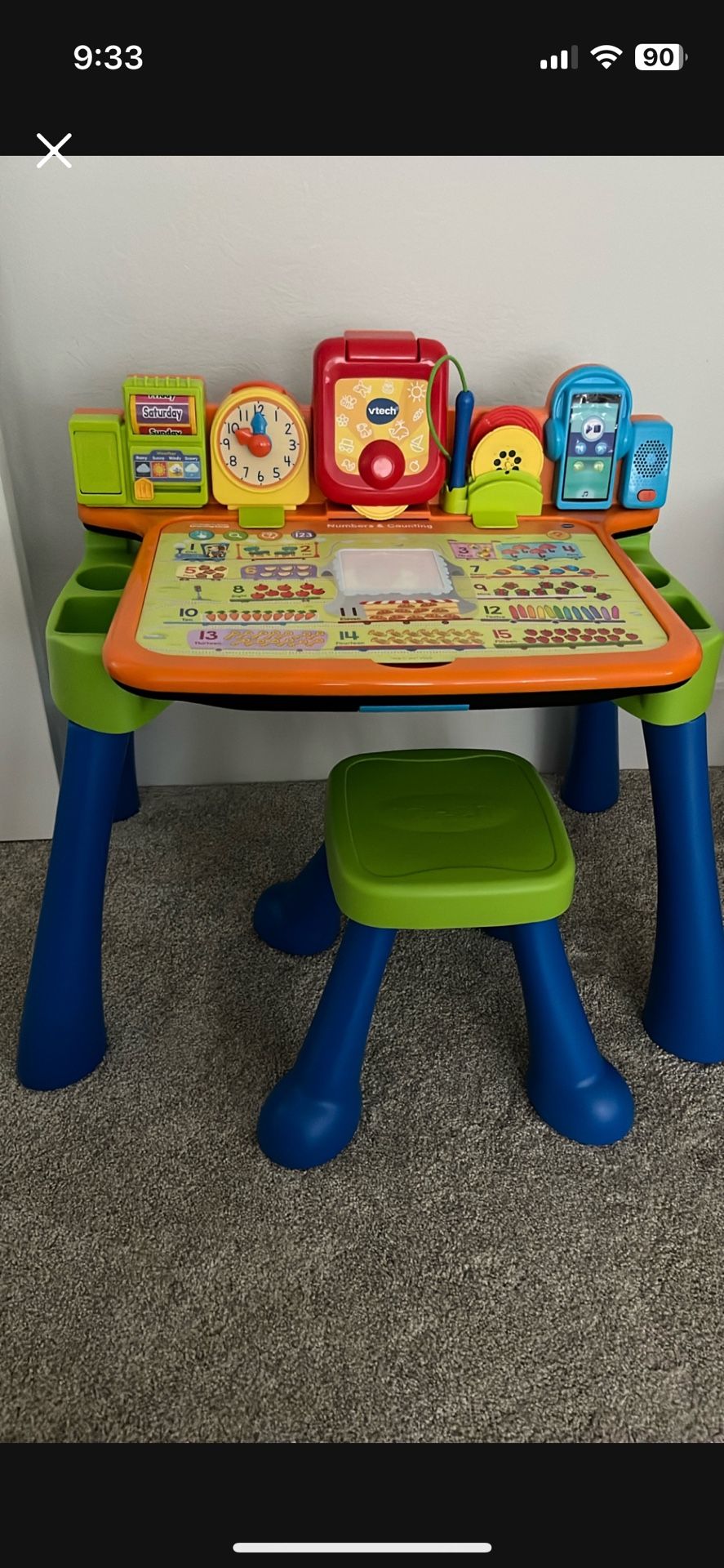 VTech Get Ready for School Learning Desk, 22" Tall