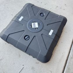 Crestlive Products 34-Ib Black HDPE Plastic Patio Umbrella Base