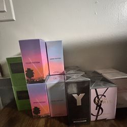 Valentino Womens , YSL , Louis  Vuitton Fragrances