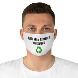 Funny recycled underwear face mask