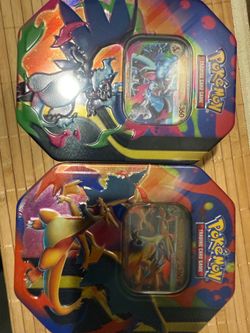 Pokemon Charizard X and Charizard Y Tin