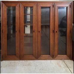 Teak Wood China Cabinet