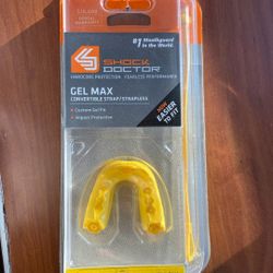 Unopened/Brand 
New Adult (age 11+)
Shock Doctors Gel Max Convertible Strap 
