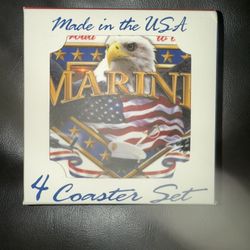 US Marines 4 Coaster Set