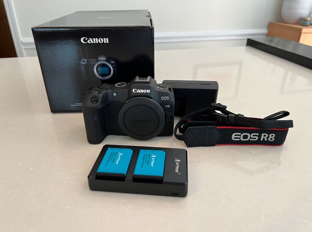 Canon R8 Full Frame Mirrorless Camera 24.2MP sensor