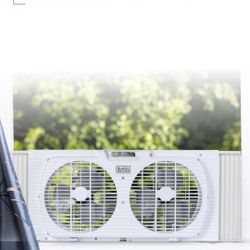 Dual 9 Inch Window Fan $30