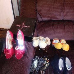 High Heels Shoes For Sales Sizes 8. Very Nice And Cleaned And Barely Worned.