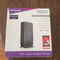 Netgear N600 WIFI Cable Modem Router 