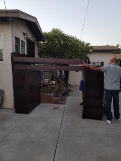 Solid wood bunk bed twin, full