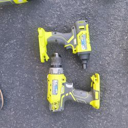 Ryobi impact and drill