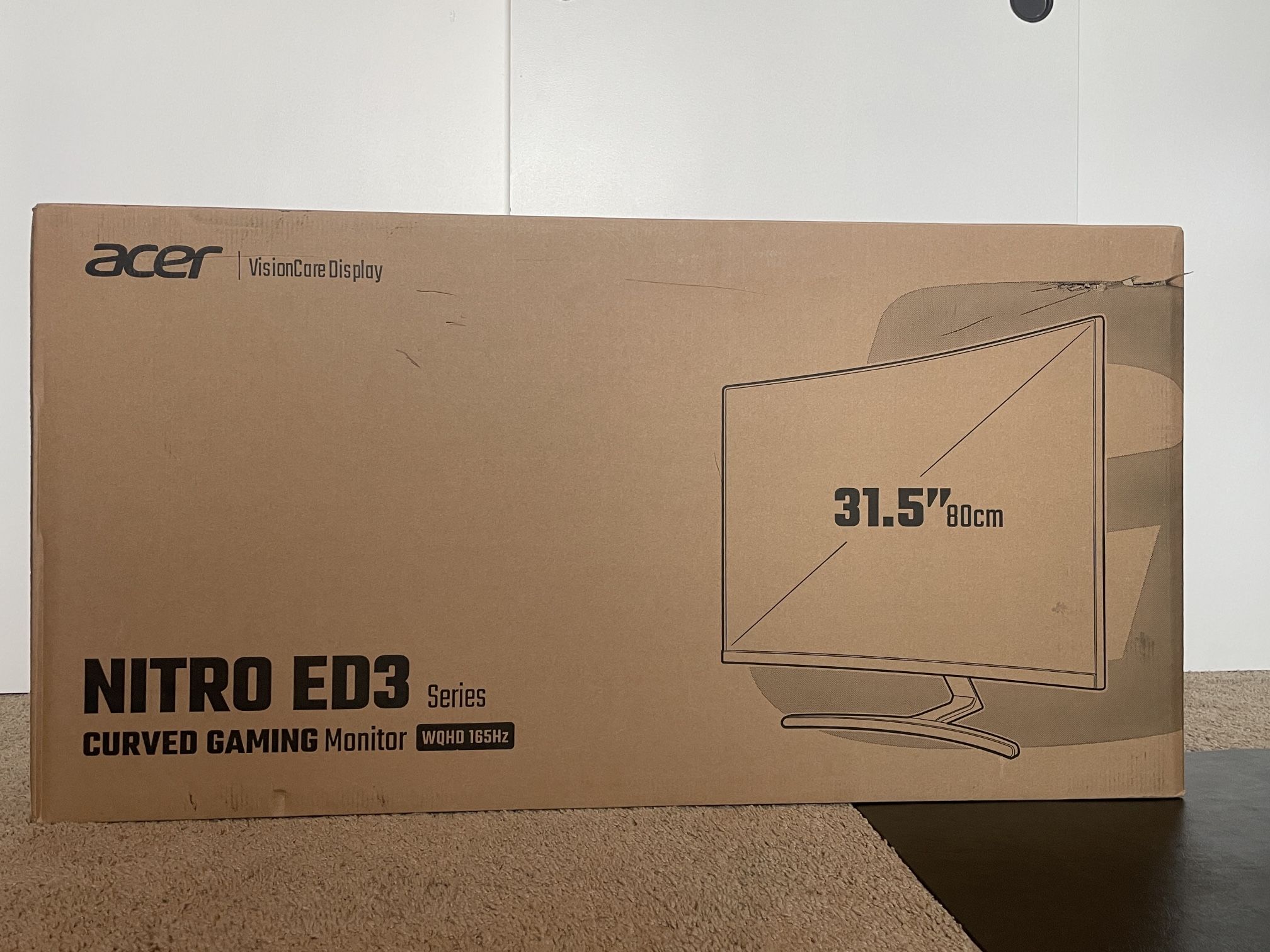 Acer curved 31.5” Gaming Monitor