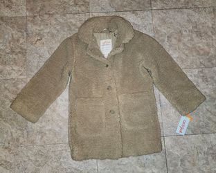 Cat& jack sherpa toddler long coat new