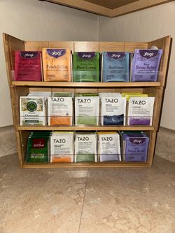 3 Tier Bamboo Tea Organizer box