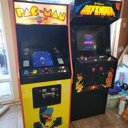 Arcade Games - Defender & Pac-Man WORKING CLEAN ORIGINALS