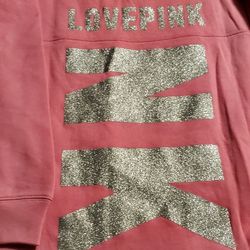 pink hoodie dize medium