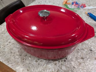 Enameled Cast Iron Kirkland Signature Oval French Oven