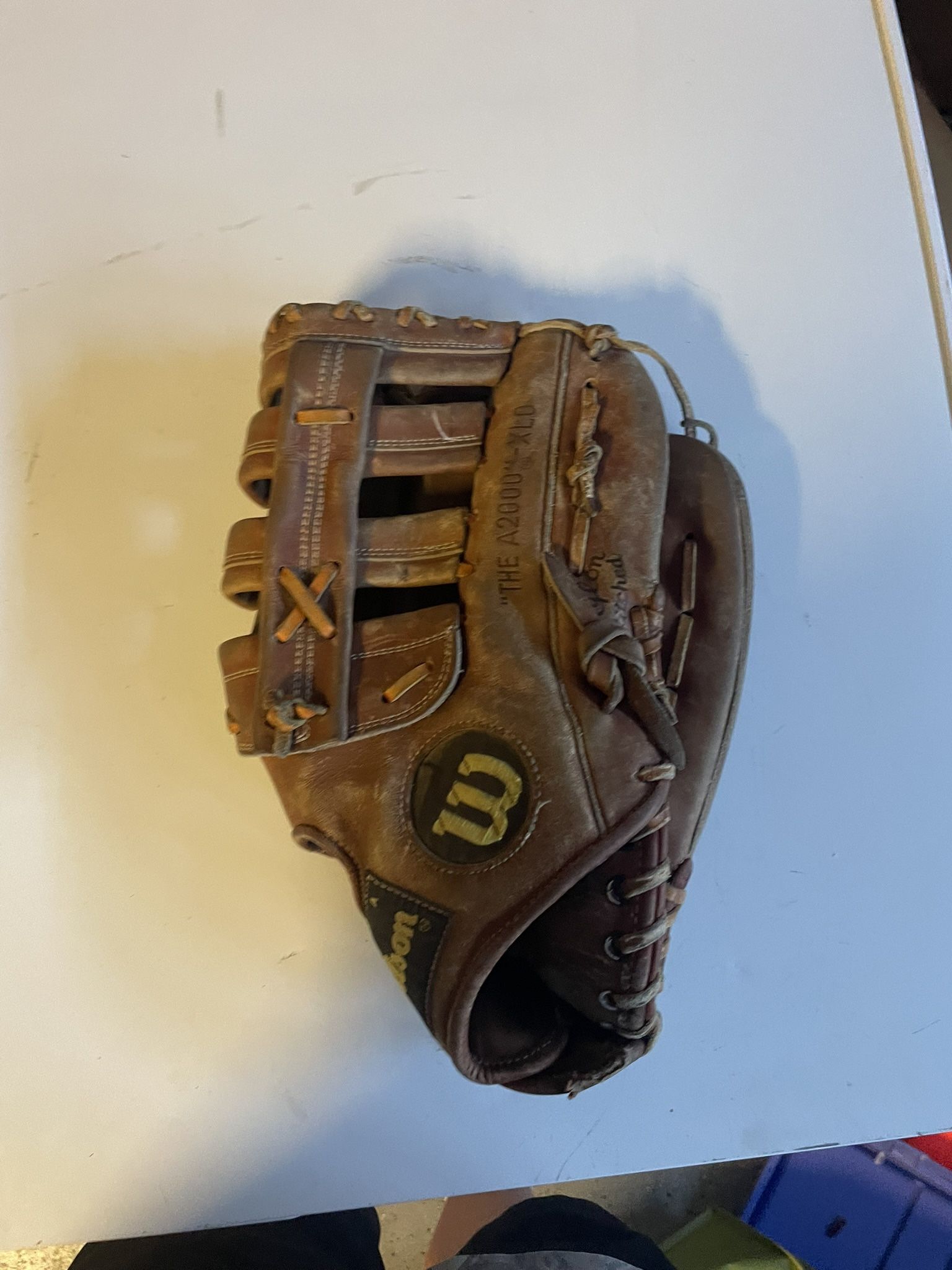 Wilson glove old fashioned