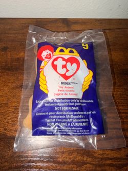 McDonald’s Vintage Beanie Baby “BONES” MWMT