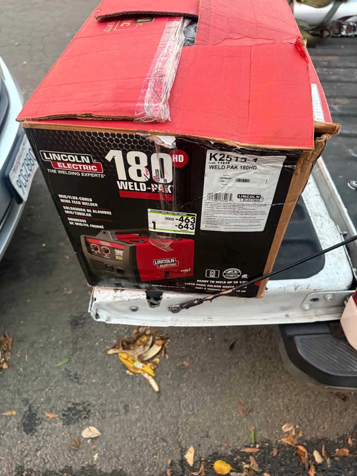 Weld-Pak 180 Amp MIG Flux-Core Wire Feed Welder, 230V, Aluminum Welder with Spool Gun sold separately