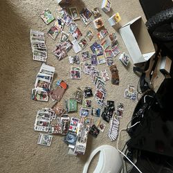 100’s Of Sports Cards Rookies Stars Hall Of Famers Inserts Parallels Jersey Numbered