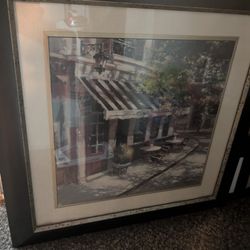 2 (30x30) Cafe Wine Frames..Make An Offer