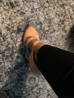 Pink Suede Heels