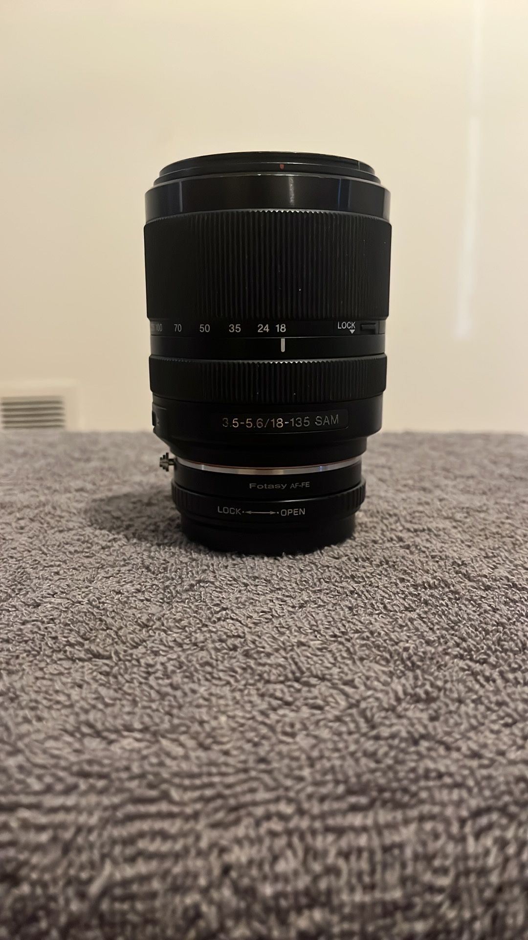 Sony camera lens