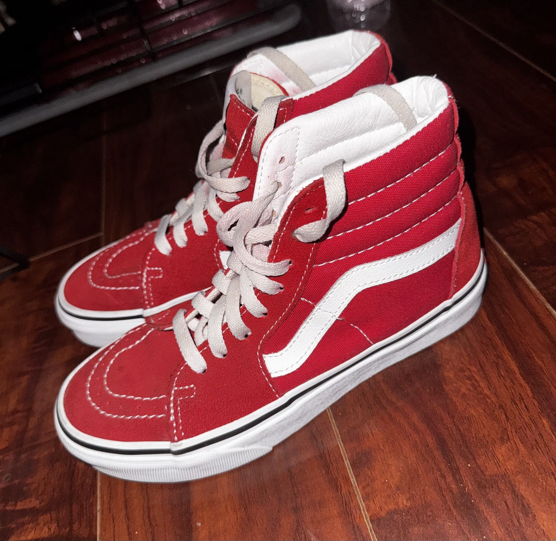 Red And White Vans