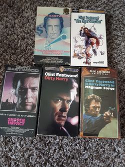 Clint Eastwood 5 pack of videos