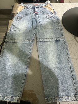 Nefuco 100% cotton Baggy Light Wash Denim Jeans