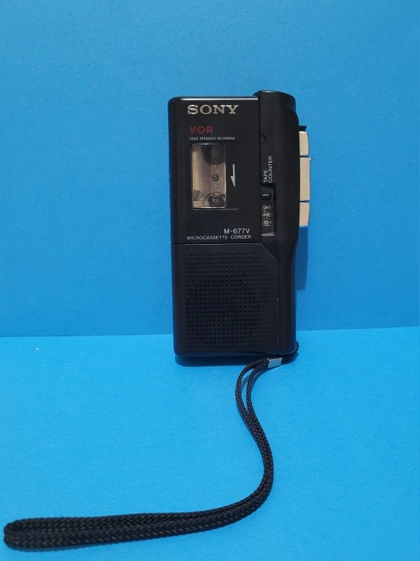 Sony VOR Microcassette Corder M-677V Voice Operated Recorder PARTS/REPAIR. 