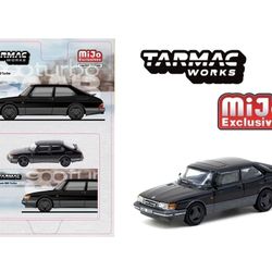 Tarmac Works 1:64 Saab 900 Turbo – Black